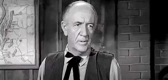 Addison Richards as Sheriff Forrester, a lawman who's patient enough to wait for all of the facts in The Broken Star (1956)