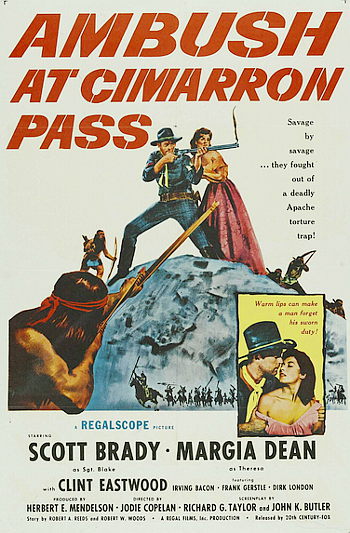 Ambush at Cimarron Pass (1958) poster