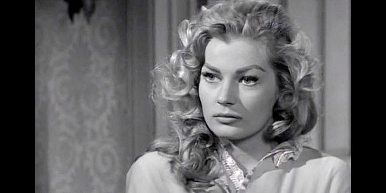 Anita Eckberg as Valerie, finding herself married to an abusive, sadistic husband in Valerie (1957)
