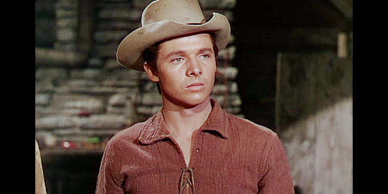 Audie Murphy as Ring Hassard, a man taught by his father to trust no outsiders in Sierra (1950)