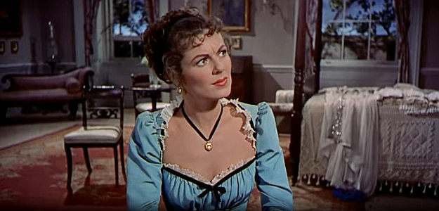 Barbara Hale was Julie Hancock, the woman engaged to Lt. Meriweather Lewis in Far Horizons (1955)