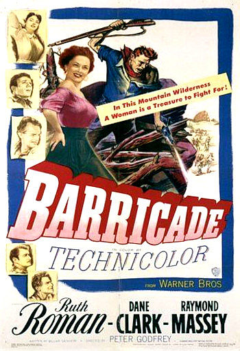 Barricade (1950) poster