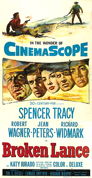 Broken Lance (1954) poster