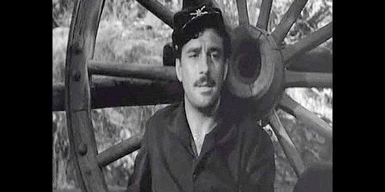 Bruce Cowling as Tom Conovan, the oft-drunk enlisted man who beats his wife in Ambush (1950)
