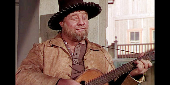 Burl Ives as Lonesome, the one man who knows Jeff Hassard's whereabouts in Sierra (1950)
