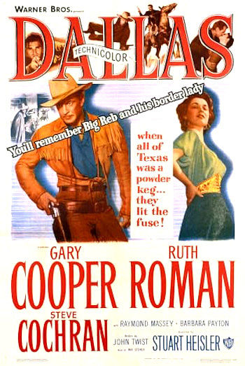 Dallas (1950) poster