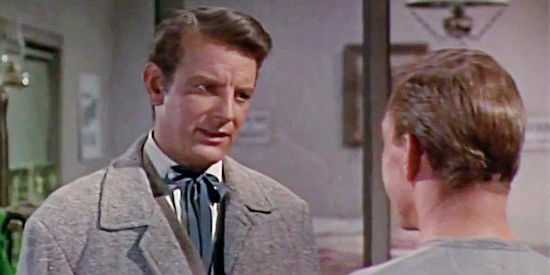 Denver Pyle as Bert Killian, a good friend denying Tracy Powell yet another grubstake in the Naked Hills (1956)
