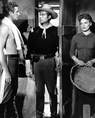 Don Taylor as Lt. Linus Delaney, John Hodiak as Capt. Ben Lorrison and ...