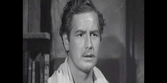 Don Taylor as Lt. Linus Delaney, the young officer interested in an enlisted man's wife in Ambush (1950)