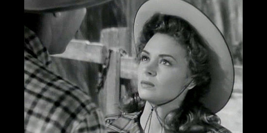 Donna Reed as Mary Lingen, a young woman badly in need of new friends in Gentle Annie (1944)