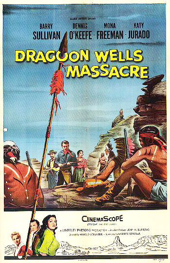 Dragoon Wells Massacre (1957) poster