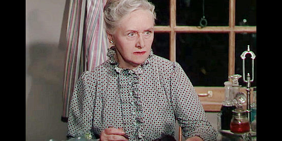 Elisabeth Risdon as Aunt Susan, a woman against anyone wearing the Hassard name in Sierra (1950)