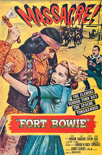 Fort Bowie (1958) poster