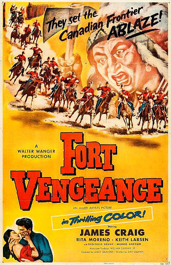 Fort Vengeance (1953) poster