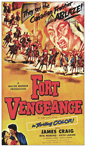Fort Vengeance (1953) poster