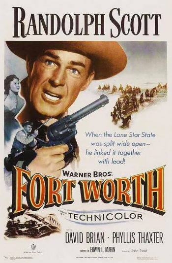 Fort Worth (1951) poster