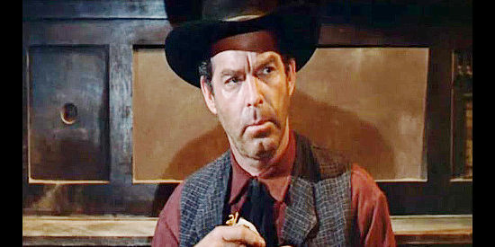 Fred MacMurray as a notorious gunman who's taken a new name and sworn never to kill again in Quantez (1957)