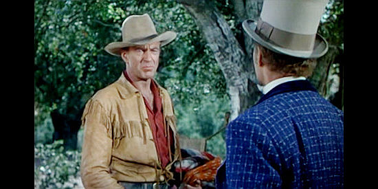 Gary Cooper as Reb Hollister, about to steal the identity of a marshal from the East in Dallas (1950)