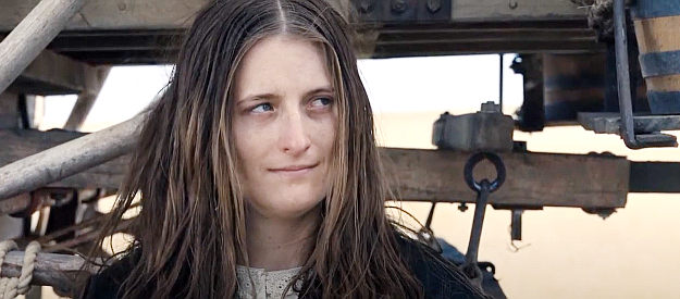 Grace Gummer as Arabella Sours, one of the woman Mary Bee is taking to Iowa in The Homesman (2014)