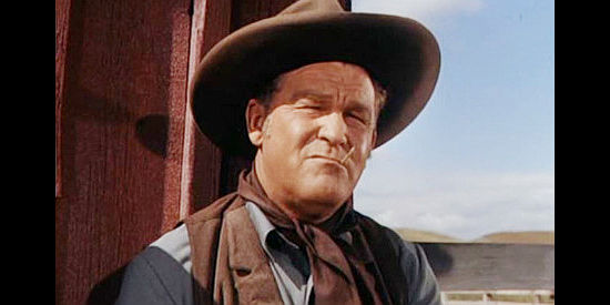 Guinn 'Big Boy' Williams as Lon Tuttle, one of the outlaws living on the Slater ranch in Al Jennings of Oklahoma (1951)