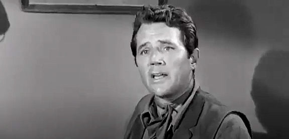 Howard Duff as Deputy Frank Smeed, defending his need to kill a man named Alvarado in The Broken Star (1956)