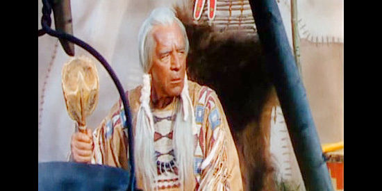 Jack Holt as Bear Ghost, Blackfoot grandfather of Kamiah in Across the Wide Missouri (1951)