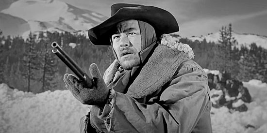Jack Lambert as Tex, one of Jack Bruhn's men in Day of the Outlaw (1959)