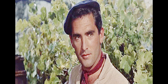 Jacques Bergerac as Pepe Dauphin, one of the leaders of the Basque party heading West in Thunder in the Sun (1959)