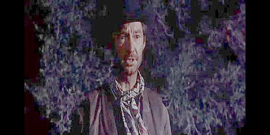 James Griffith as Warren, a southern sympathizer realizing Marsh might want the money for himself in The Black Dakotas (1954)