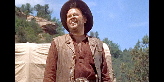 James Parnell as Arizona, Luke Fargo's right-hand man and traveling companion in War Drums (1957)