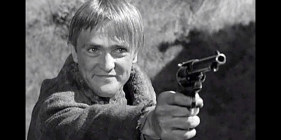Jered Barclay as Singer, the gun-happy youngster who joins Trench's gang in Gun Fever (1958)