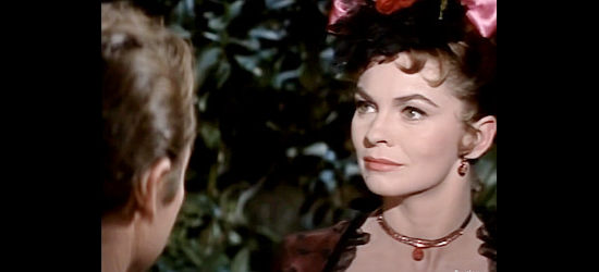 Joanne Dru as Marcy Howard, the saloon girl who catches Yancy's eye in The Wild and the Innocent (1959)