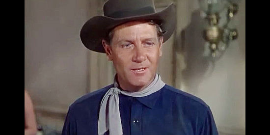 Joel McCrea as Kip Davis, determined to rebuild the ranch Yankee guerillas burned down in South of St. Louis (1949)