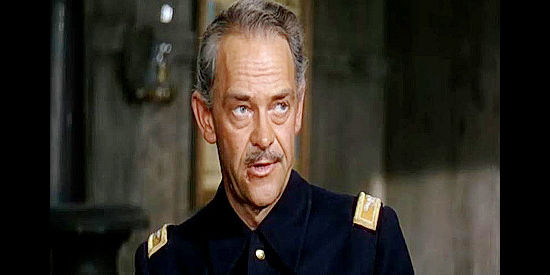 John McEntire as Col. Jackson Meade, the post commander who resents Maj. Brady's presence in War Arrow (1953)