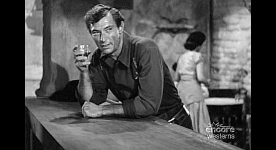 Lee Van Cleef as Bolt Mackay, harassing Jack Slade until learning who he is in Jack Slade (1953)