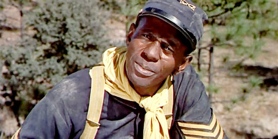 Leroy 'Satchel' Paige as Sgt. Tobe Sutton, one of the buffalo soldier serving under Maj. Stark in The Wonderful Country (1959)