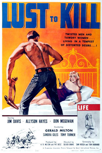 A Lust to Kill (1958) poster