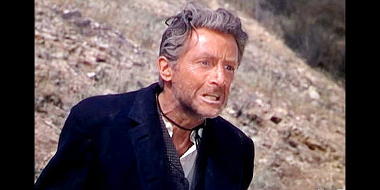 Morgan Farley as the Judge, driving to the point of madness by Boss Kruger in Barricade (1950)