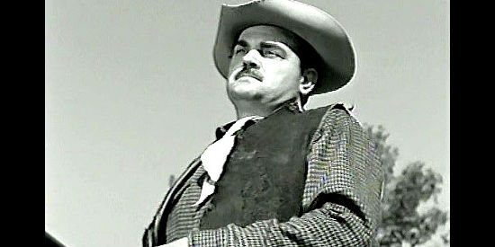 Norman Jolley as Gruber, the fastest of Jud Ivers' guns, until Dan Corbin comes along in Two-Gun Lady (1955)