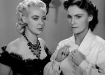 Audrey Totter as Kate Quantrill and Joan Leslie as Sally Maris, working toward the same goal in The Woman They Almost Lynched (1953)