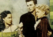 Dona Drake as Dolores, Keith Larsen as The Kid and Peggie Castle as Julia Wren in Son of Belle Starr (1953)