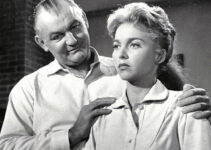 Emile Meyer as Henry Hammer with Beverly Garland as daughter Susan in Badlands of Montana (1957)