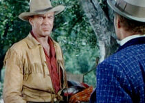 Gary Cooper as Reb Hollister, about to steal the identity of a marshal from the East in Dallas (1950)