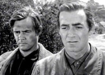 John Lupton as Simon and Mark Stevens as Luke Rand in Gun Fever (1958)