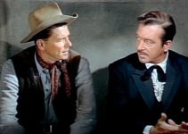Ronald Reagan as Cowpoke and John Payne as Tennessee in Tennessee's Partner (1955)