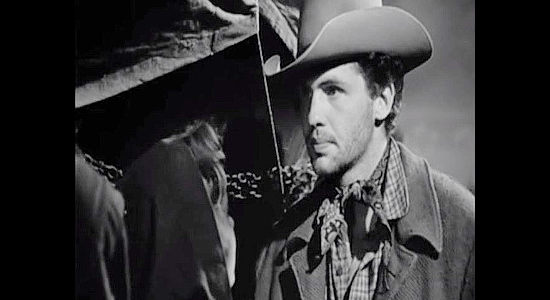 Pat Conway as Sid Cutler, a cowboy smitten by Rose and trying to decide whether to stay with the wagon train in Westward the Women (1951)