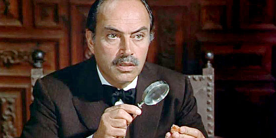 Pedro Armendariz as Cipriano Castro, Brady's former employer who becomes a governor in Mexico in The Wonderful Country (1957)