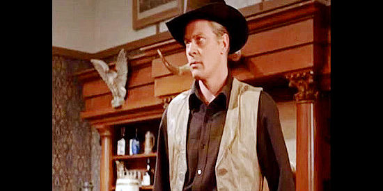Peter Graves as Morgan Earp, arriving in Wichita to serve as deputy for his brother in Wichita (1955)