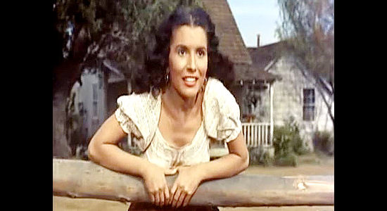 Pilar Del Rey as Juanita, the young girl who finds Ti 'beautiful' in Black Horse Canyon (1954)