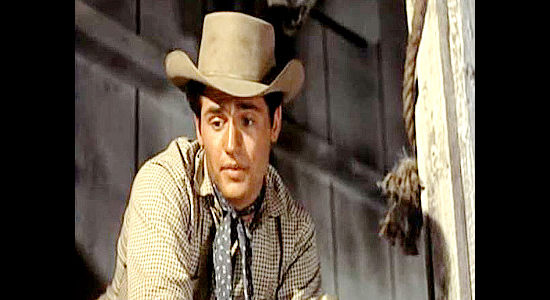 Race Gentry as Ti, Del's partner and a young man smitten with Aldis Spain in Black Horse Canyon (1954)